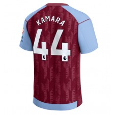 Aston Villa Boubacar Kamara #44 Hemmatröja 2023-24 Korta ärmar